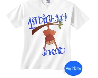 personalized 1st birthday boy outfit