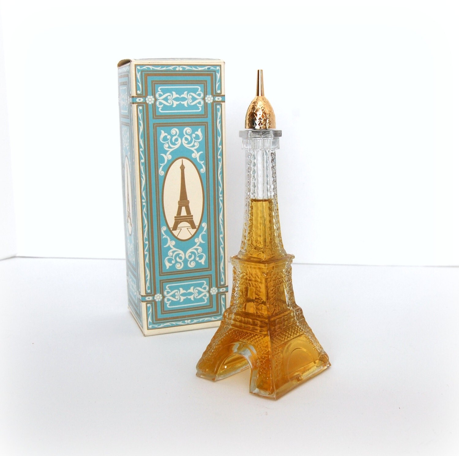 Vintage Avon Eiffel Tower Perfume Bottle glass decanter