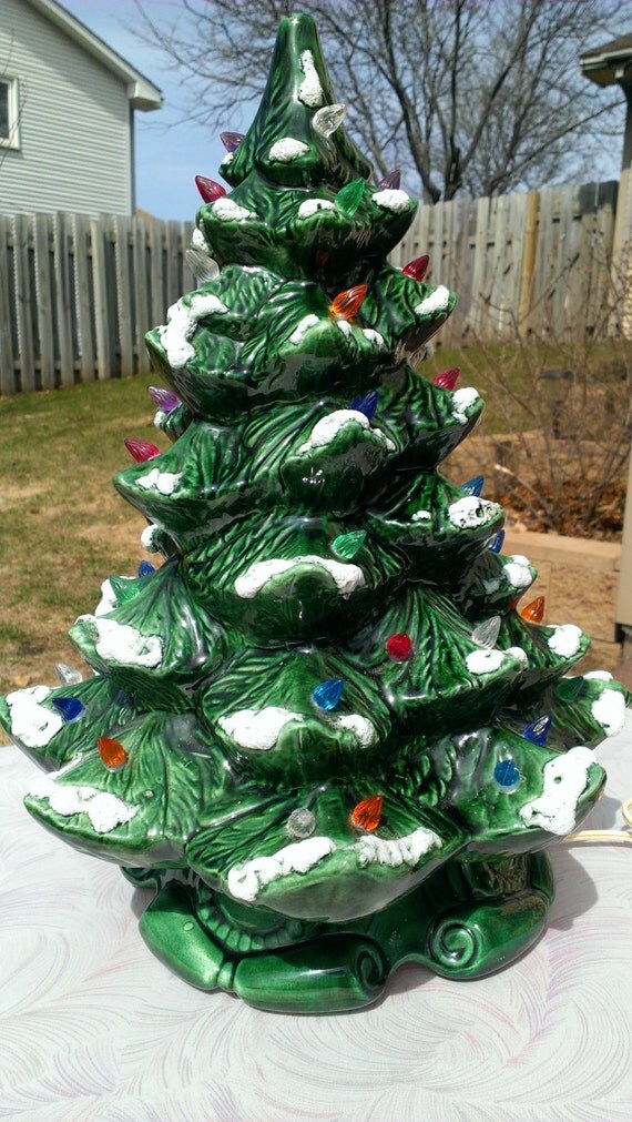 vintage 16 atlantic mold ceramic christmas tree vintage 16 atlantic mold ceramic christmas tree