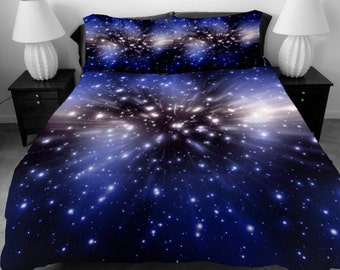 ... cover s king bedding set two sides printing white galaxy duvet covers