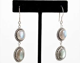 Labradorite 079 - Earrings - Sterling Silver