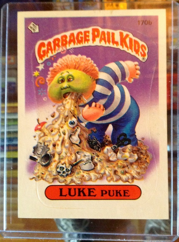 1986 Topps Garbage Pail Kids Trading Card 170b