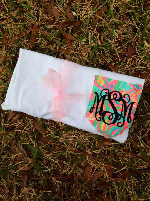 lilly pulitzer monogram shirt