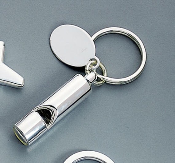 Whistle Key Ring Free Engraving Safety Whistle