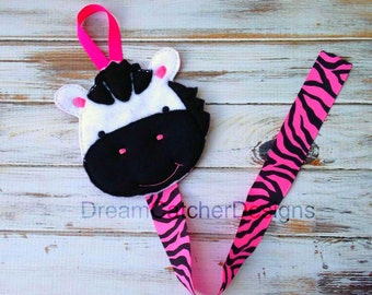 Zebra bow holder  Etsy