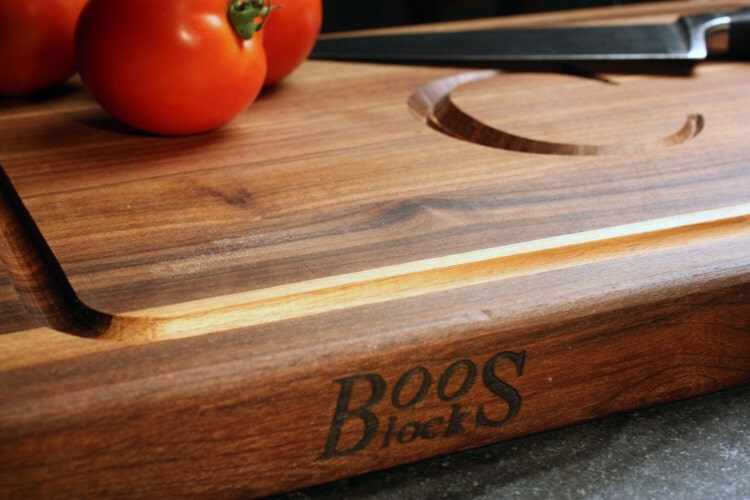 Personalized Cutting Board BOOS Walnut by QuintessentialHostes