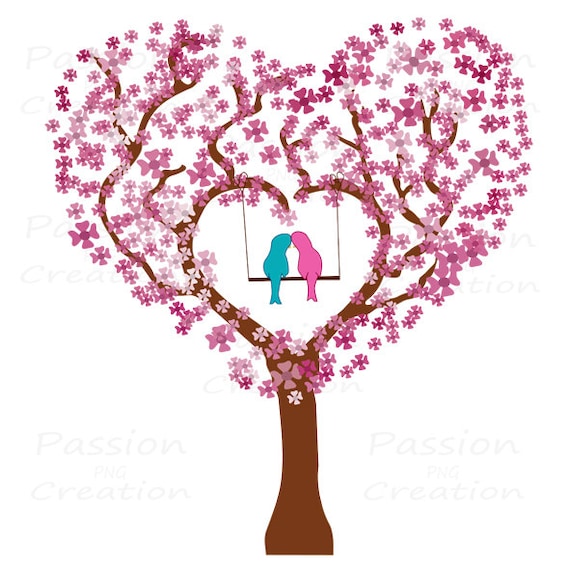 valentine tree clip art - photo #2