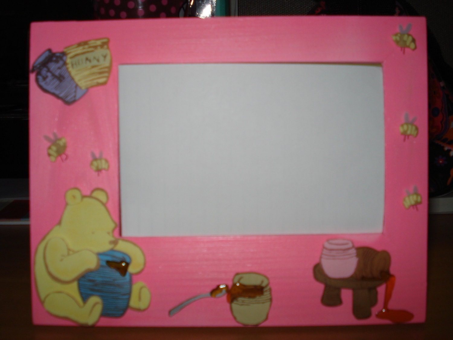 Classic Winnie The Pooh Picture Frame by TheSquareApple on Etsy