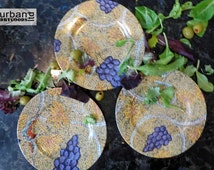 rochard limoges france plates fruit
