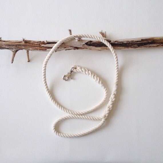 Items similar to Nautical Rope Leash on Etsy