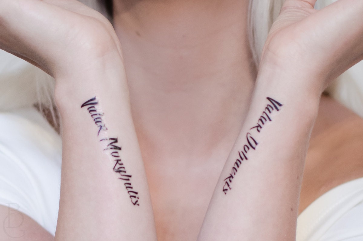 Valar and Valar Dohaeris Temporary Tattoos