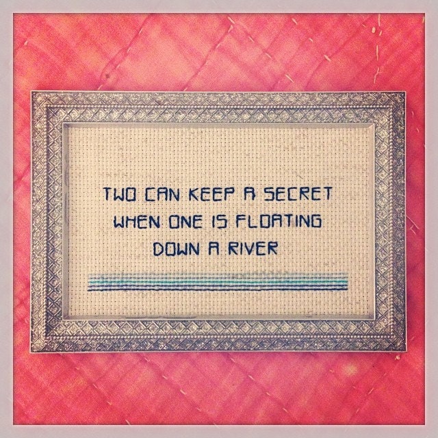 Two can keep a secret by analprobehearts on Etsy