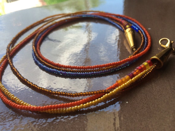 Items similar to Cynfinity Desert Moon inspired Waist Beads- Purple