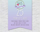 Professional Press Printed Cards -- 25 -- Flat Cards Il_170x135