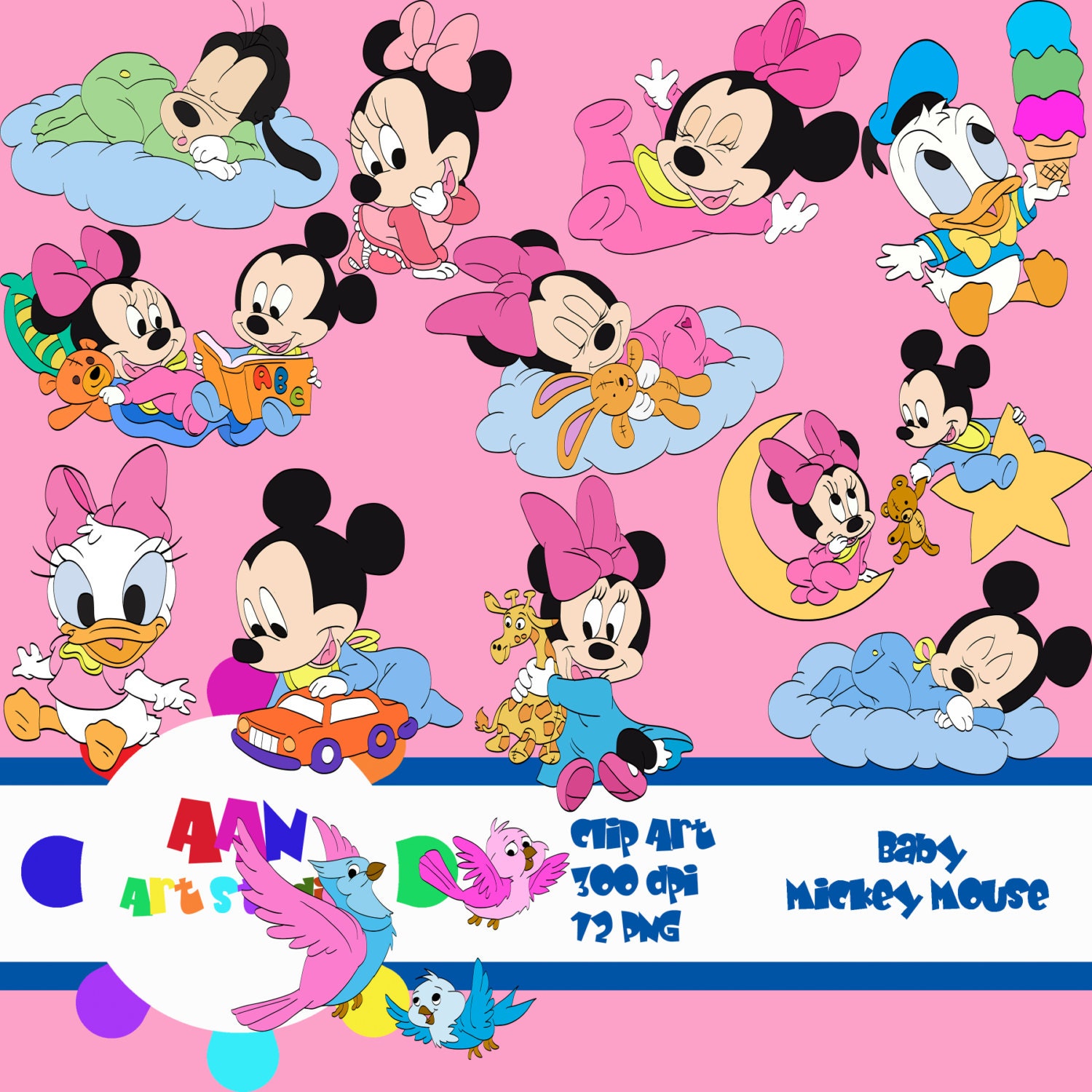 Baby Mickey Mouse vector - Imagui