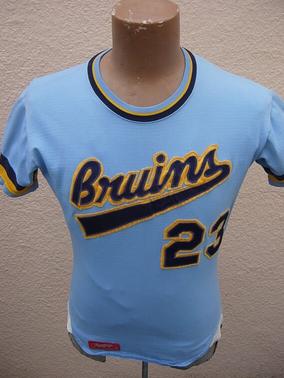 UCLA Bruins Heavy 1970s80s Baseball Jersey Size Medium