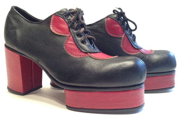 chaussures années 70 homme