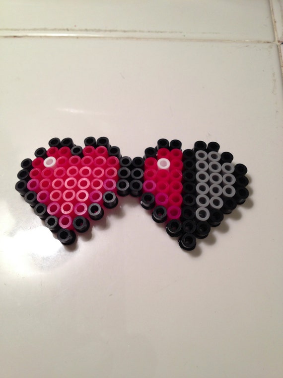Items similar to Minecraft Heart Life Perler Bead on Etsy