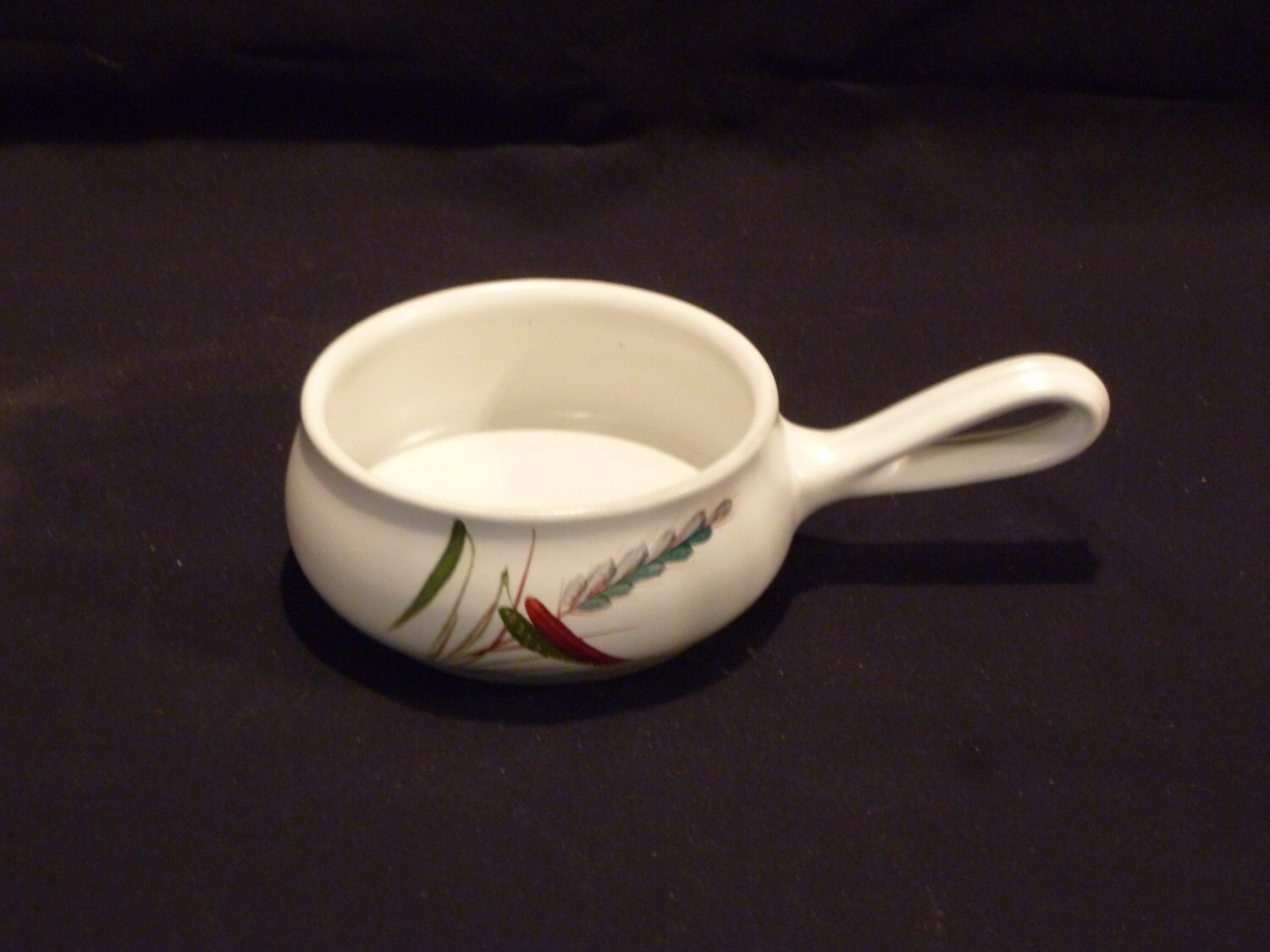 Vintage Denby Greenwheat Loop Handled Soup Bowl Haute Juice