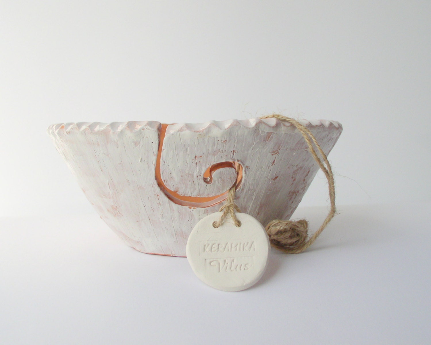 Unique Handmade Yarn Holder Pottery Etsy finds