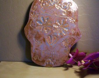 Ceramic Sugar Skull/ Calavera/ Day of the Dead
