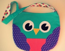 Popular items for purple and green owl on Etsy