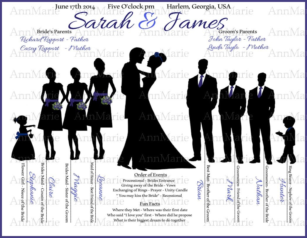 free wedding party silhouette clip art - photo #6