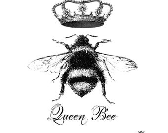Queen Bee Wickedly Lovely Skin Art Temporary Tattoo