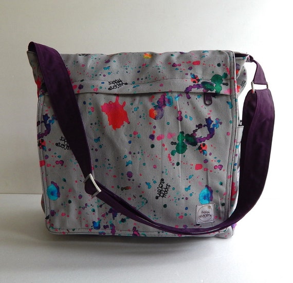 Items similar to Messenger bag, diaper bag, purse, hip bag, shoulder