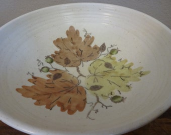 Vintage Metlox Poppytrail Platter and Serving Bowl