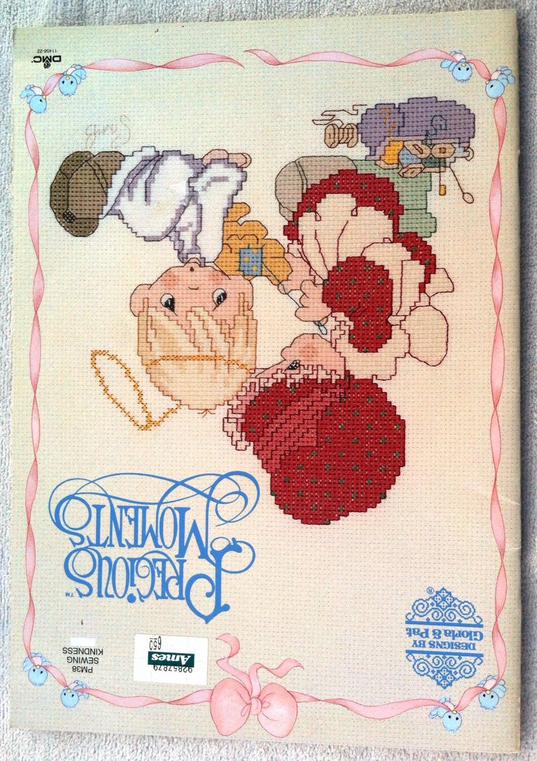 Vintage Precious Moments Cross Stitch Pattern Book PM38