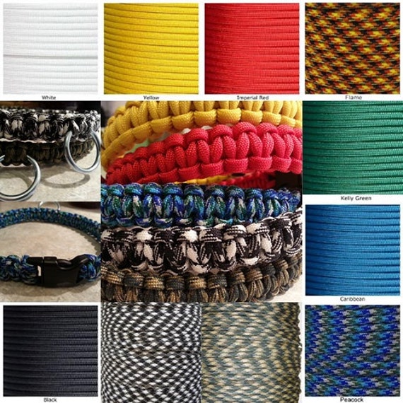 Dog Leash handmade paracord puppy dog leash in round braid