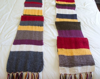 Doctor Who Scarf 4th Doctor 14th Season hand knit