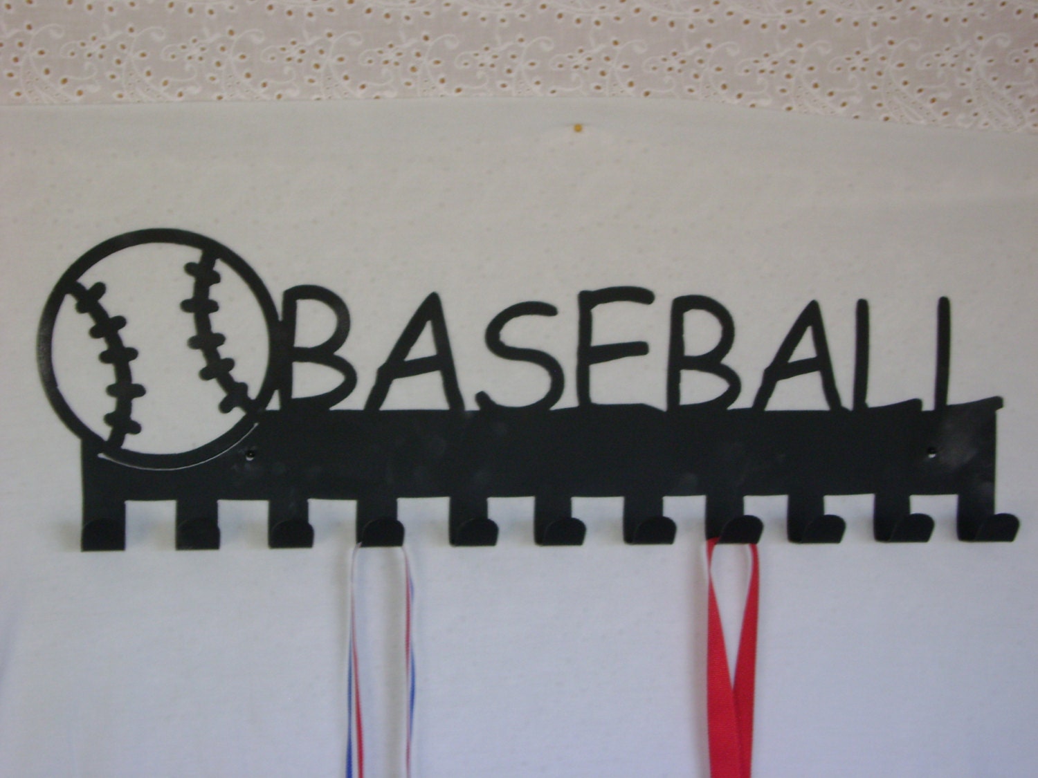 Baseball Medal Display hooks