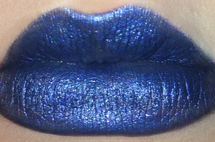 Popular items for blue lipstick on Etsy