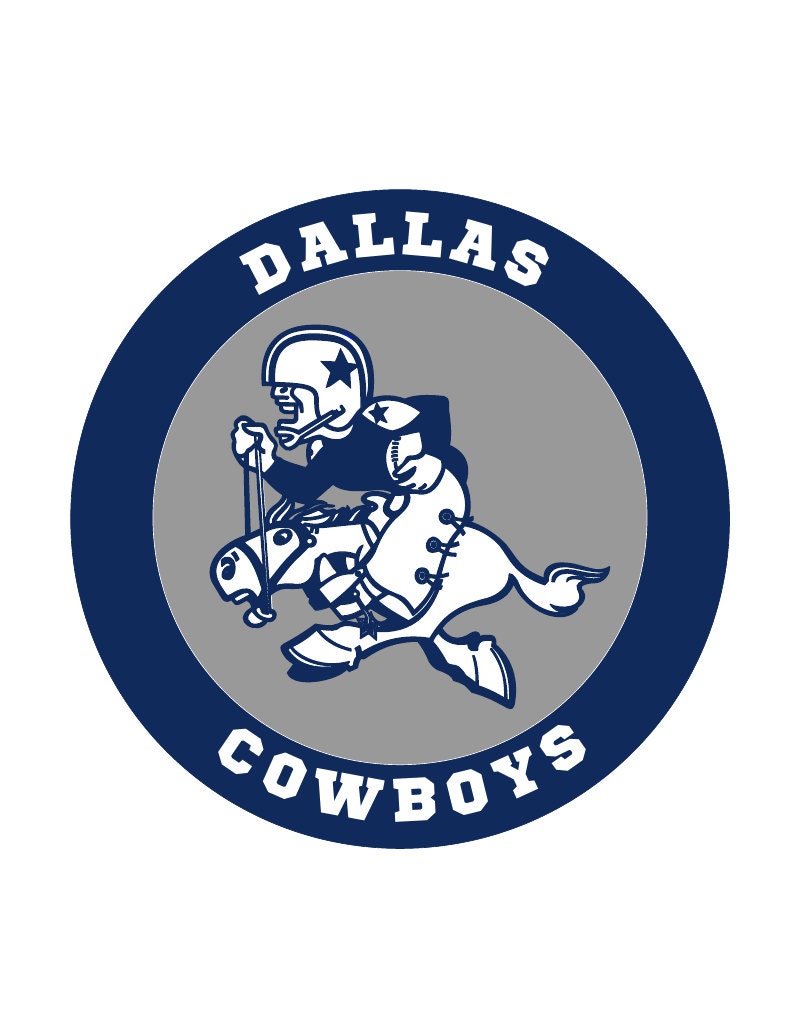 Vintage Dallas Cowboys NFL Football Logo Tee By PRICEDRIGHTTEES