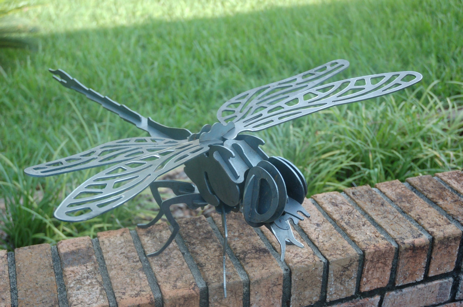 Dragonfly In Steel 3D