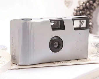 Set of 15 Disposable Silver Cameras - Party Favor - Metallic Silver Cameras - Silver - Wedding Favors - Photo Booth - Party - Single Use