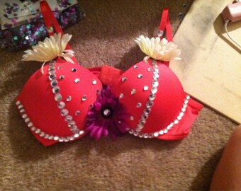 Rhinestone Embellished Bra - After Dark Glamour main image 1