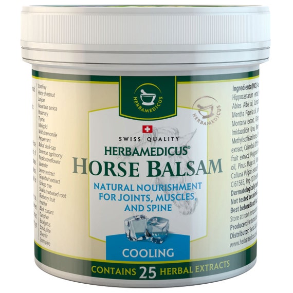 Items similar to Herbal Balm Horse Chestnut Cooling Herbamedicus Back Pain Relieving Gel