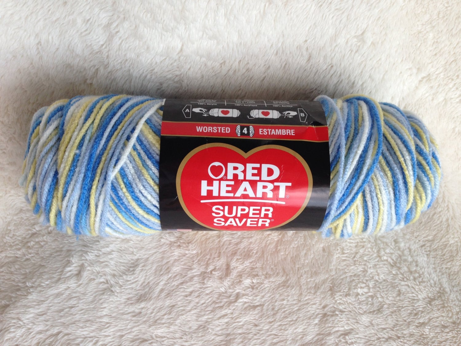 Red Heart Super Saver yarn worsted weight by SuziesTalentSupplies