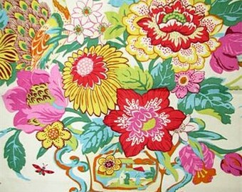 BLOWOUT SALE!!!,Portobello Vase Blossom Waverly Fabric