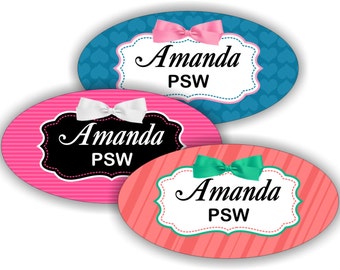 Popular items for nurse name tag on Etsy