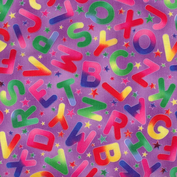 items similar to multi colored rainbow alphabet letters on