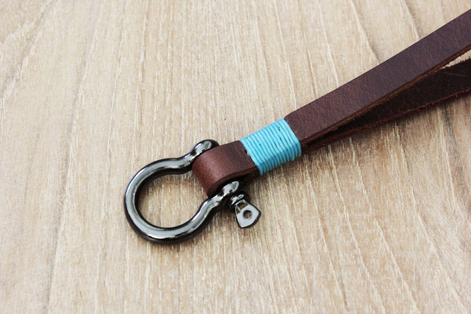 Leather Key Chain Bracelet Keychain Wrist Leather Bracelet