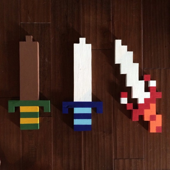 Items Similar To The Legend Of Zelda 8 Bit 3 D Wallhanging Handmade