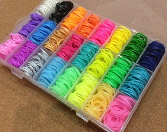 Rubber loom Band Refills 2,400 & 100 Clips