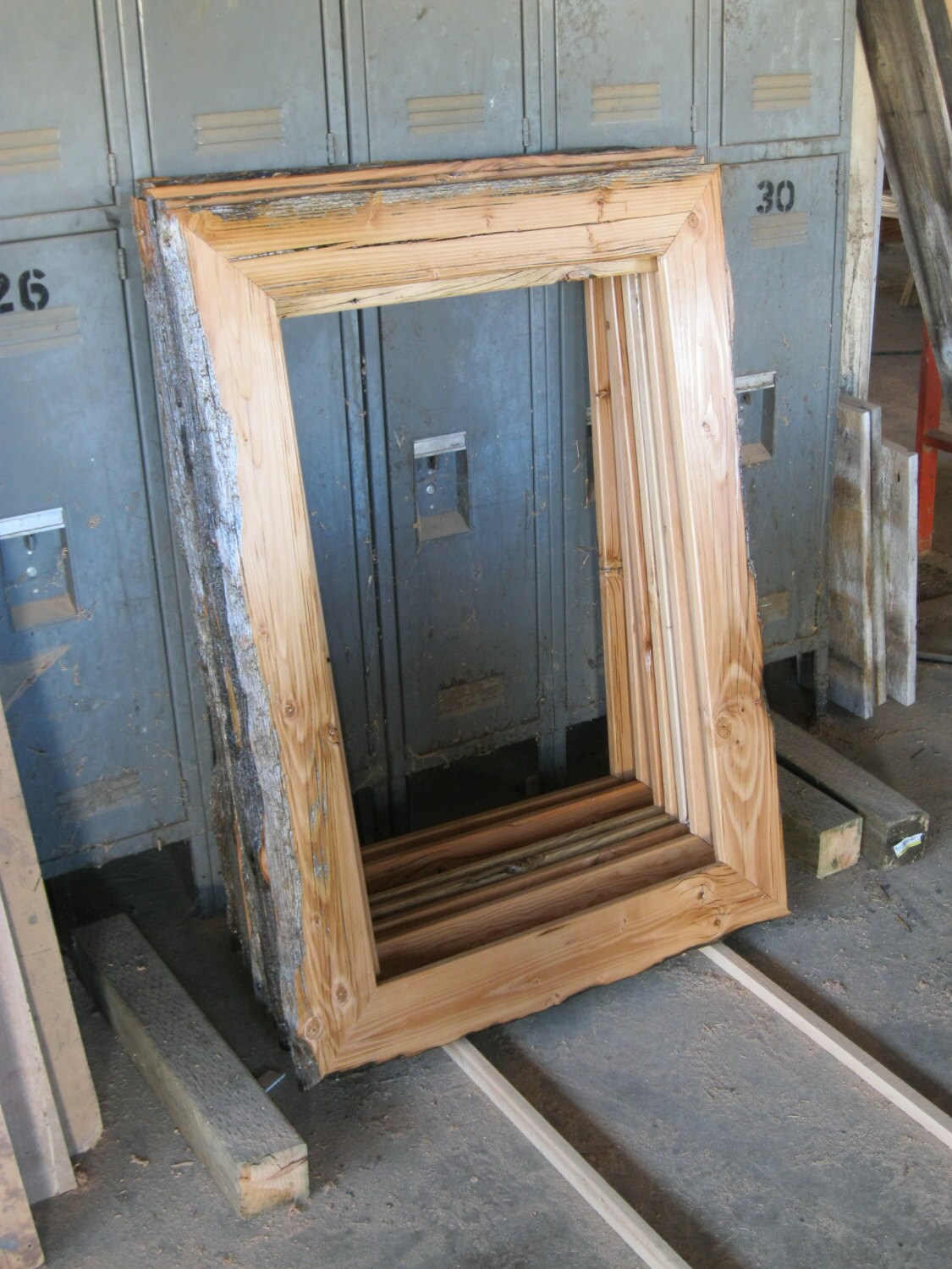 Picture frames handmade from reclaimed wood. by Mouldingsmith