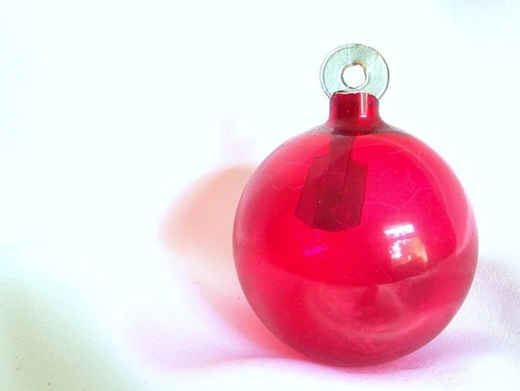 vintage wwii christmas ornament unsilvered red holiday vintage wwii christmas ornament unsilvered red holiday