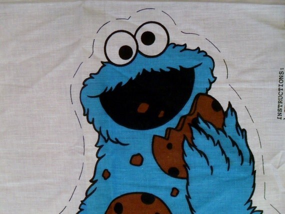 cookie monster pillow